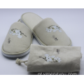 Hotel interno fechado Eva Slipper com bolsa